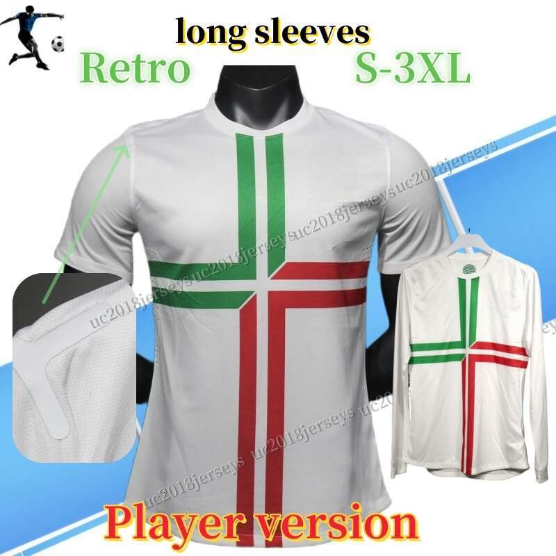 Player version Portugal 2012 away Retro soccer jerseys RonaLdO MEN 12 PT Away classic vintage football shirt away shirts S-3XL long sleeves