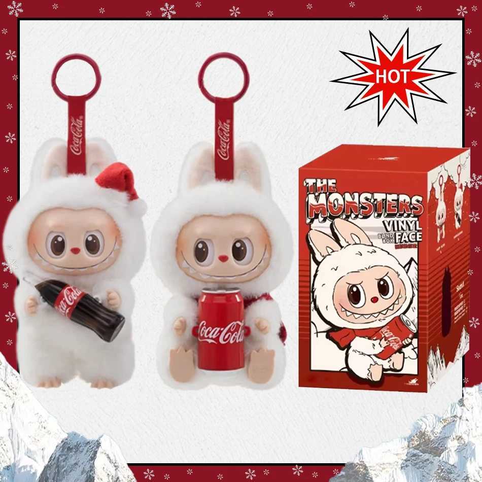 Hot Third Generation Blind Box Monster Series Vinyl Doll Labubu Action Figure Plush Keychain Kids Toys Childrens Surprise GiftT250522
