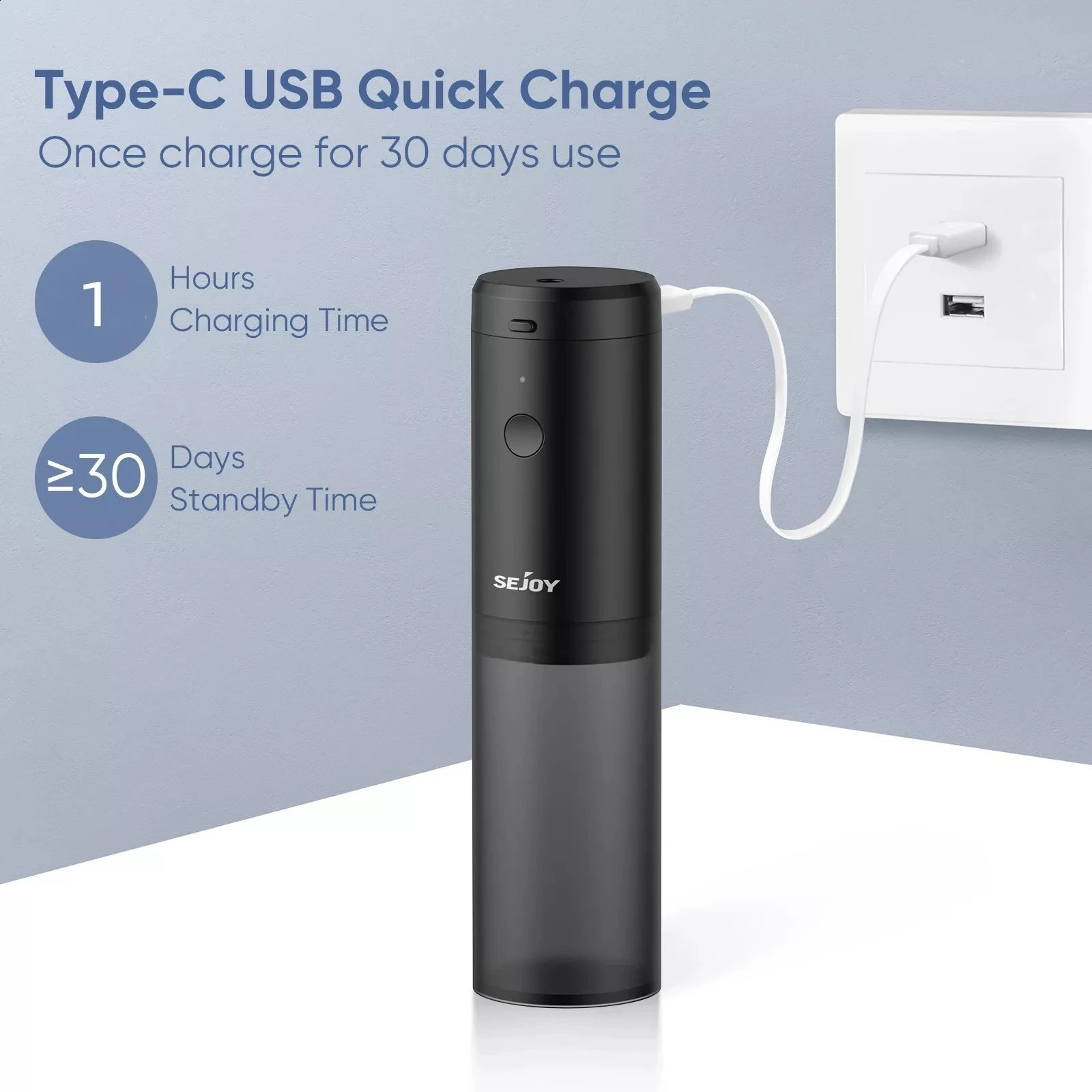 Sejoy Oral Irrigator Electric Toothbrush Set For Adult Water Flosser Portable Dental USB Rechargeable Waterproof Teeth Cleaner 250520