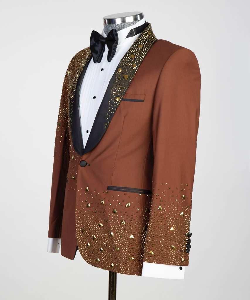 Classic Man Suits Slim Fit Lapel Groom Wedding Party Tuxedos Business 2 Pieces Sets Male Blazers Fashion Trajes Para Hombre