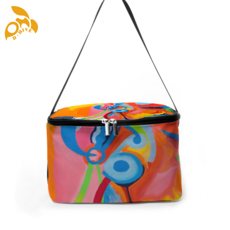 Free delivery. fashion designers customize round, beige white and black semi-long, lightweight, simple and square insulated lunch boxes