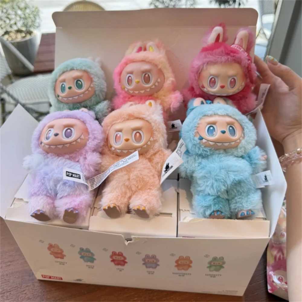 Labubu Monster V3 2 1 Collection Series Blind Box New Vinyl Toy Animated Character Face Doll Mystery Surprise Keychain Kids GiftT250521