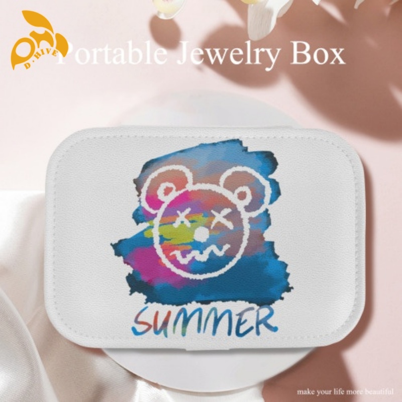 Free delivery. We offer free large-capacity blue and black jewelry boxes custom-made by top fashion designers in high-quality light beige