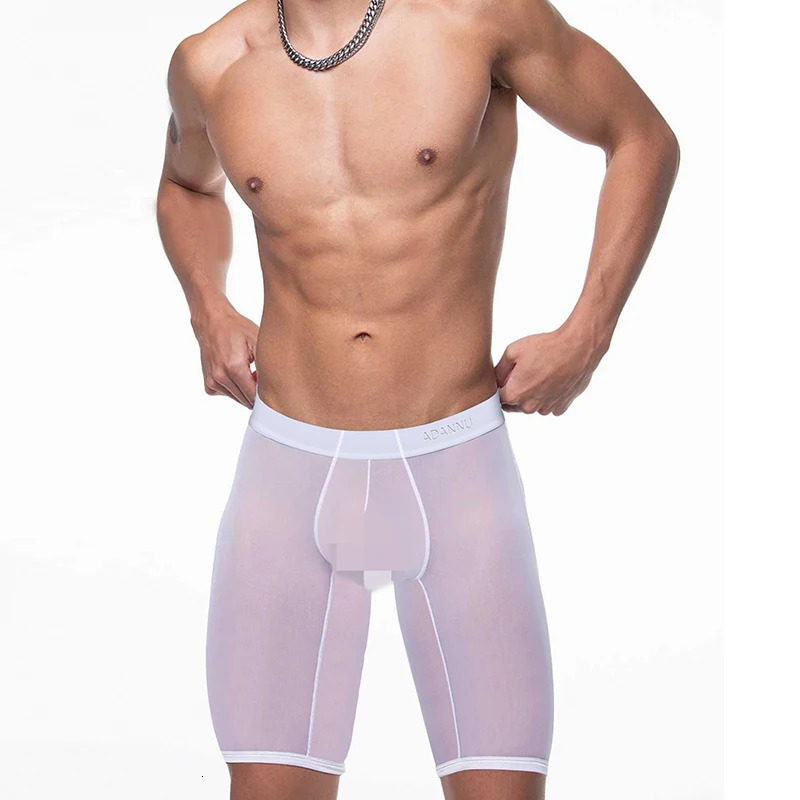 2PCS Sports Short Men Transparent High-elasticity Fitness Leggings Cycling Pant Underwear Quick-drying Breathable MiddlePants 250519