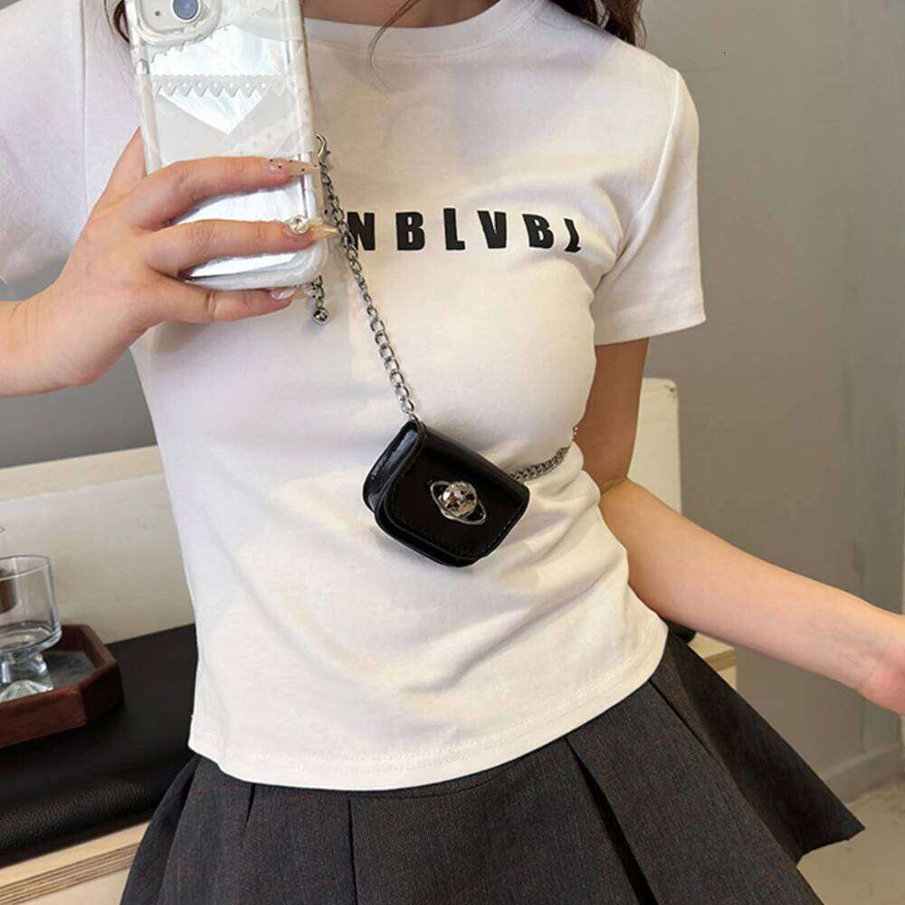 ddmy Mini Messenger Fashion Bag Chain Women's Retro Design Ladies Small Square Accessories Bags Female Cool Girls Clutch Change Purse