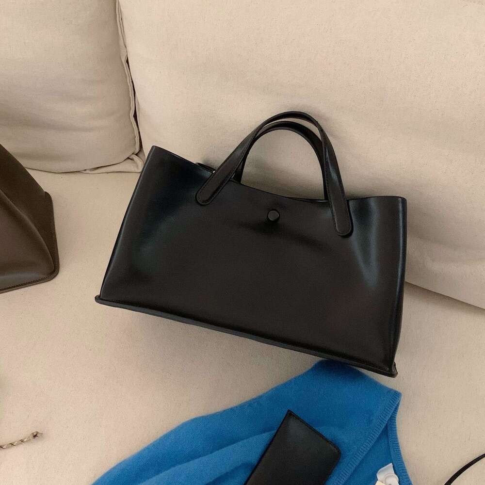 Tote Bag Tote Bag French Niche Autumn And Winter New Commuter Large Capacity Tote Bag Premium Leather Women S Handbag Lady Bags Lady Bags