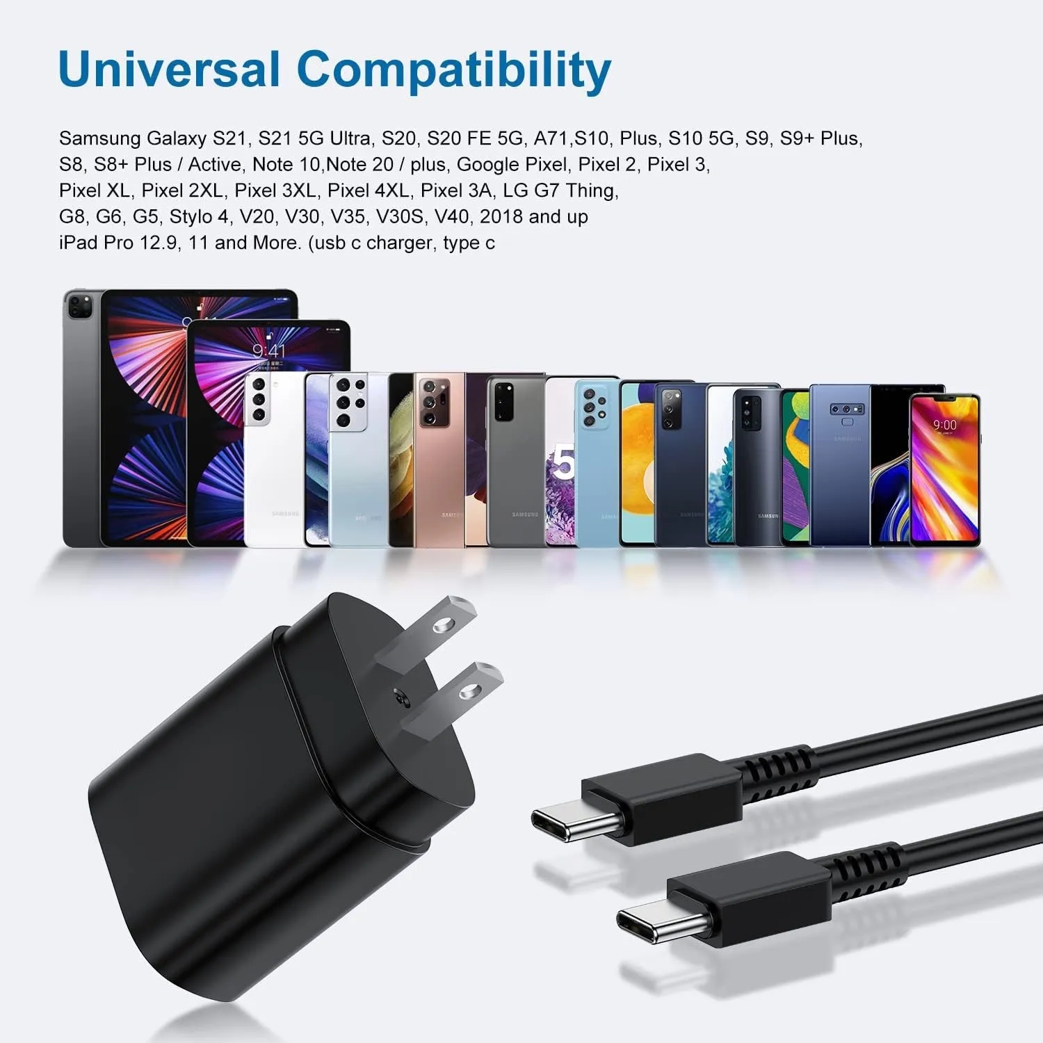 one piece of 25W Super Fast Charger Usb Type C Cargador Adapter For Galaxy S24 S23 S20 S21 S22 Plus A54 A34 Adapter Z Flip Fold 5 6 4 S251121
