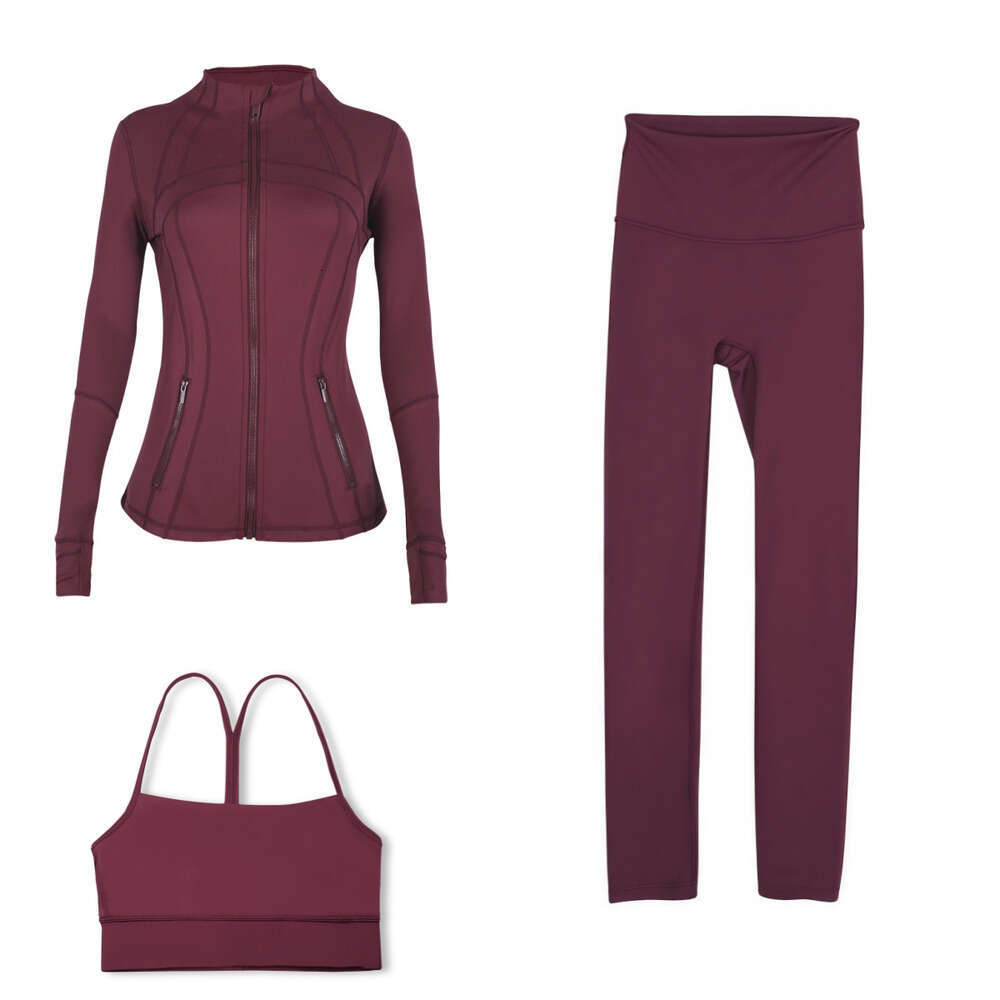 Workout set Women Yoga Sets Designer jackets bra leggings Fiess sets High Waist Sports Jackets Zip Up Coat Elastic Sportswear Outfits Pants Gym Suits