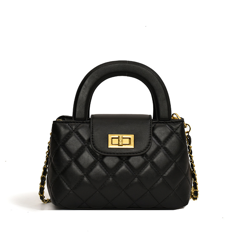 2025 New Outdoor Style Luxury Free Delivery Designer Bag French Niche Diamond Chain Handbag For Women's Fashion Handbag Commuting Single Shoulder