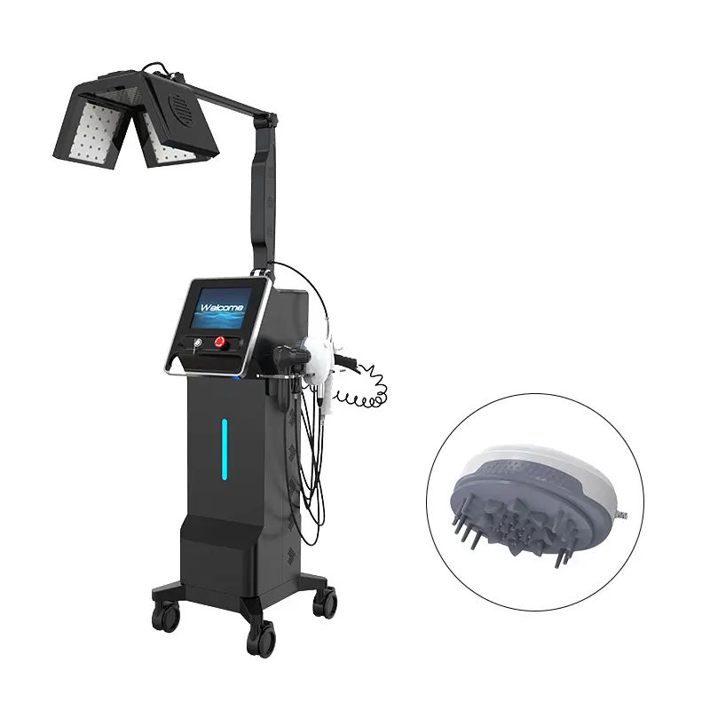 2025 News Products Stationary 7 in 1 Hair Laser Growth Machine Red Light Therapy Laser Hair Regrowth Cap for Hair Loss Treatment Enhances Hair Strengt