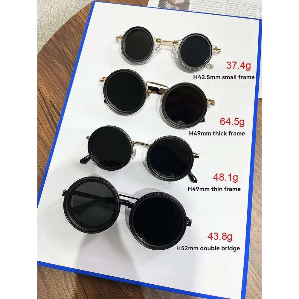 DHCollections Rounded Dimming Polarized Men ND Filter Adjustable Tint Sunglasses 2025
