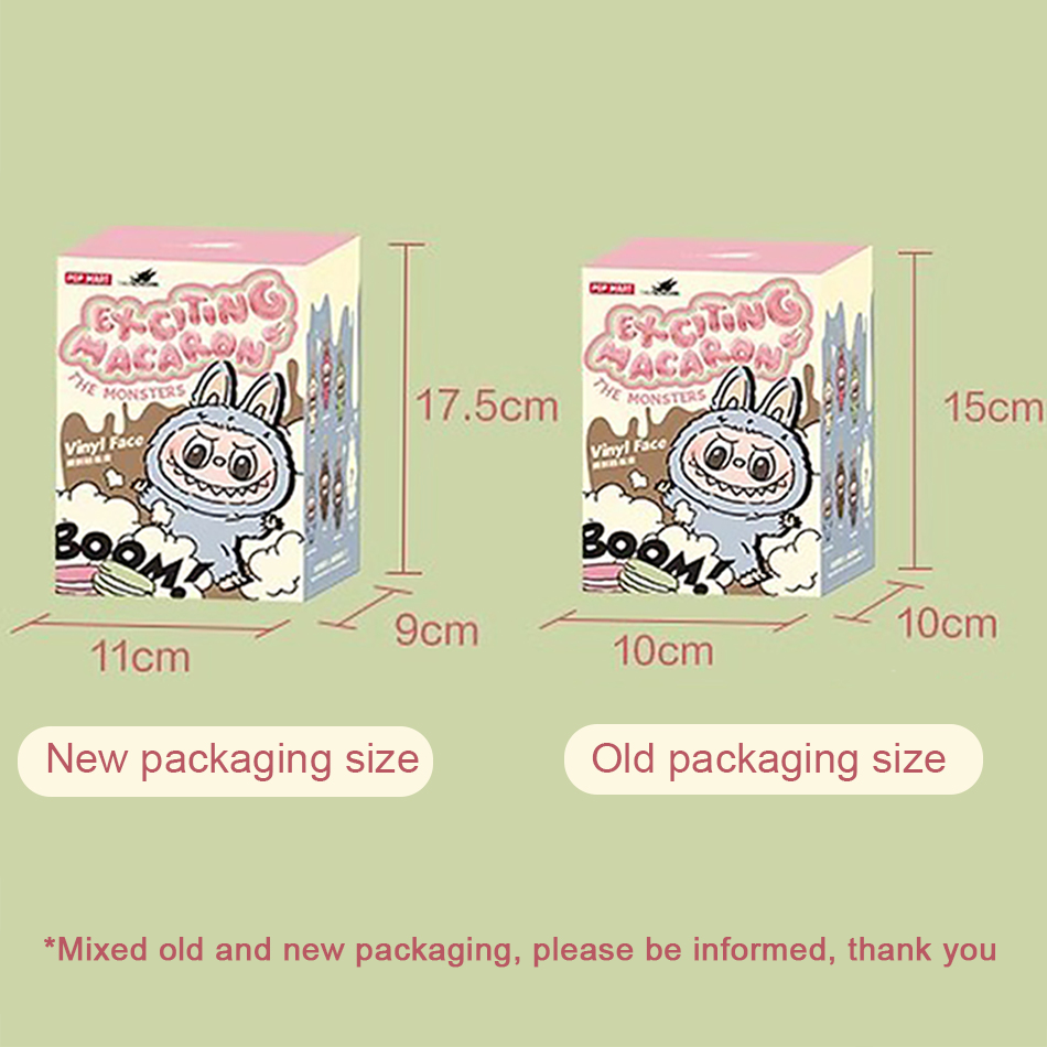 Hot Anime Figures 17cm Keychain Labubu Action Figure Cute Mysterious Box Toys Pvc Doll And Hobbies Ornaments Kid Keychain Gift