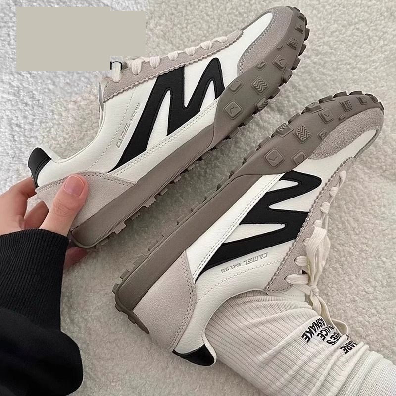 Free Shipping 2025 Summer New Versatile Women Sports Sneakers Soft Sole Comfortable Lightweight Couple Style Casual Shoes Size 35-40 Yellow black whit