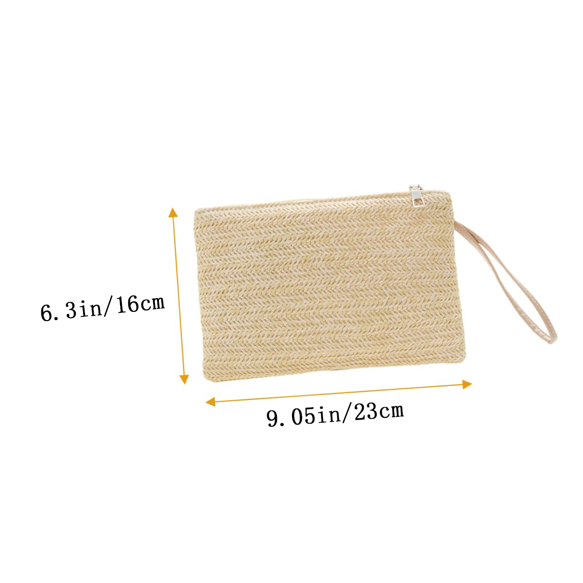 Beach handbag clip for wallet texture, niche trend, woven bag, fashionable, simple, printed, beautiful envelope bag cmc
