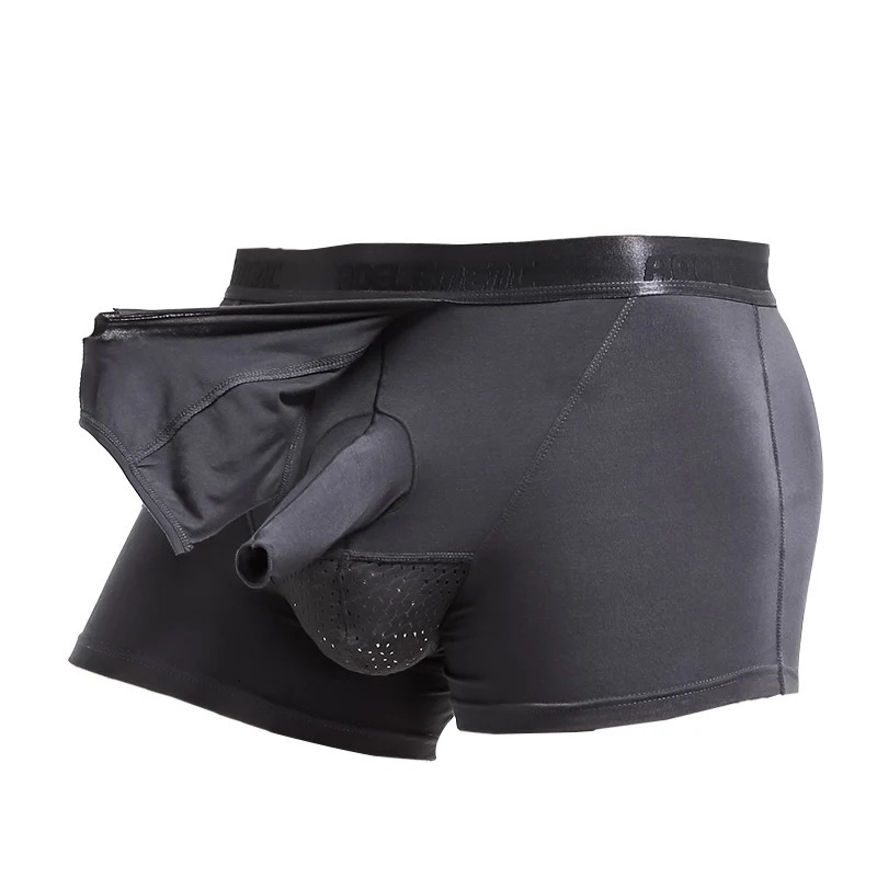 5PCS Mens underwear men cartridge type separation too long resistance after shorts modal pants are four corners 250519