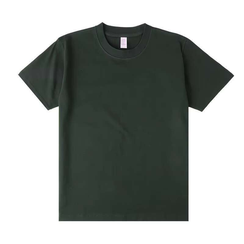 DHEssentials 250gsm high-quality pure cotton blank 6.4oz heavy-duty oversized square printed men's t-shirt