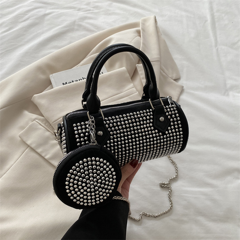 Free Delivery Designer Bag Trendy For Women 2025 With Diamond Fashionable Simple And Versatile Handheld Pillow Single Shoulder Crossbody Bag Luxury741