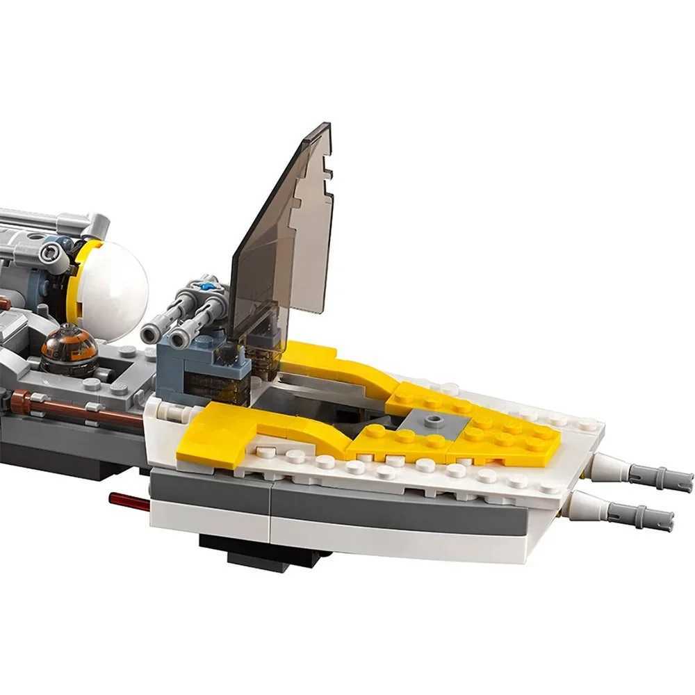 2026 new 691PCS Space War Y-wing Starfighter Model Building Blocks With 5 Figures Assemble Bricks Toys Adult Kids Gift Designer