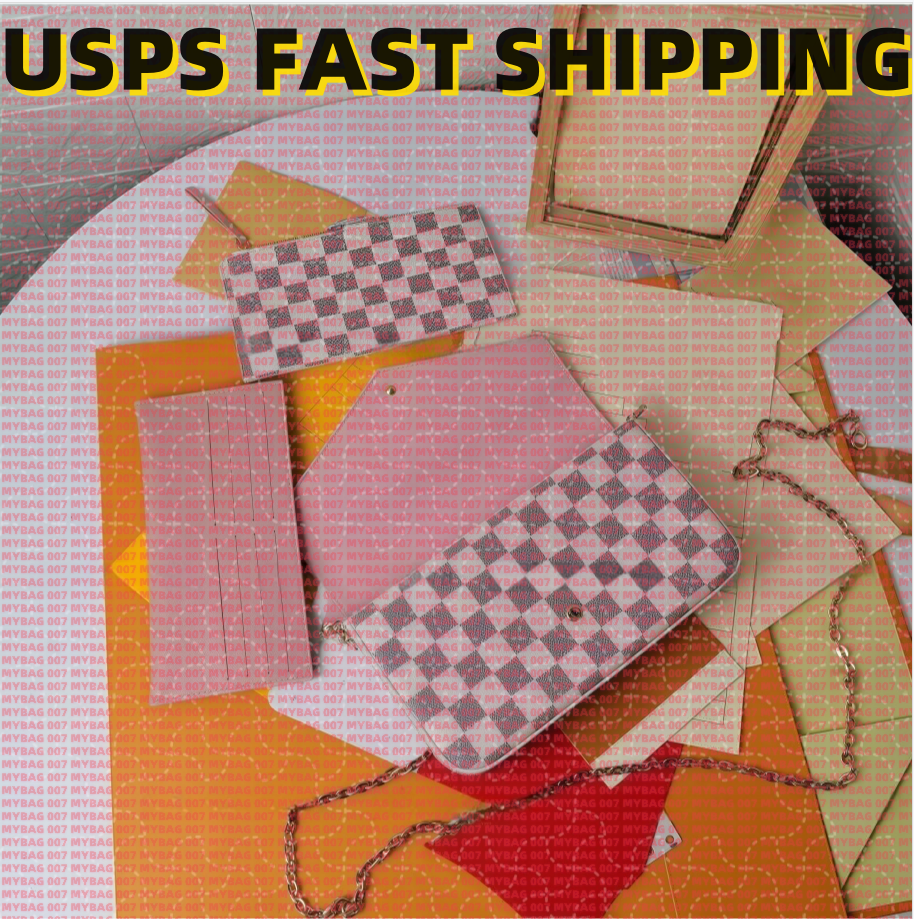 Luxurys Designer Bag 3 Multi FELICIE POCHETTE Chain Bags Handbags Crossbody Purse Fashion Women Shoulder Bags Ladys The Totes Bag Wallet backpack purse