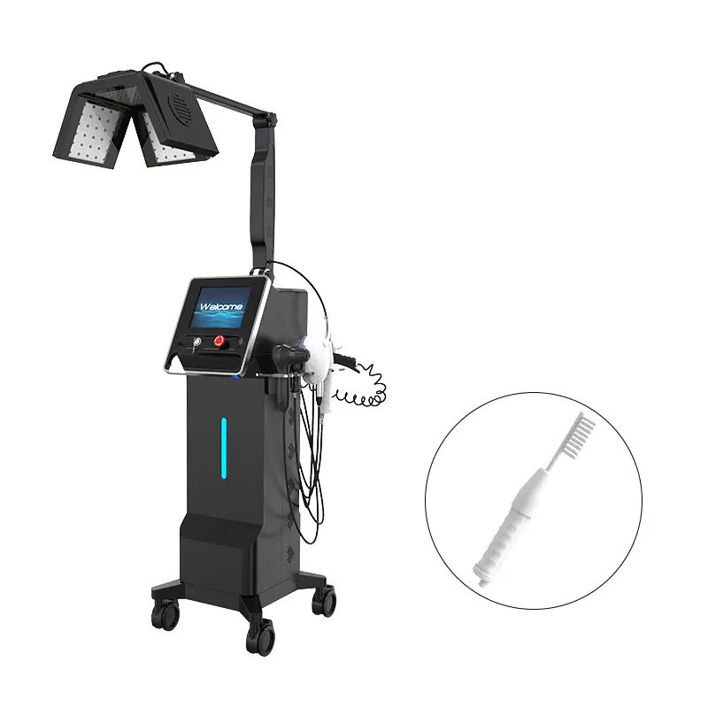 2025 News Products Stationary 7 in 1 Hair Laser Growth Machine Red Light Therapy Laser Hair Regrowth Cap for Hair Loss Treatment Enhances Hair Strengt