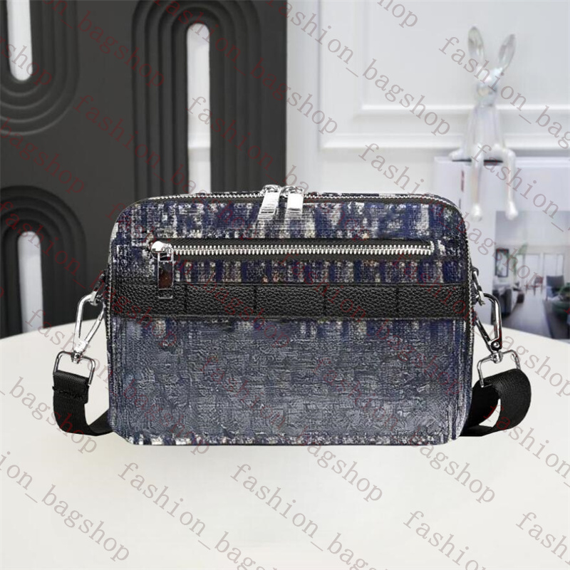 Luxury leather Messenger Cross body Designer Bag men and Women Shoulder strap Adjustable detachable Fashion Sport bag Classic Outdoor Camera Crossbody bags D0286