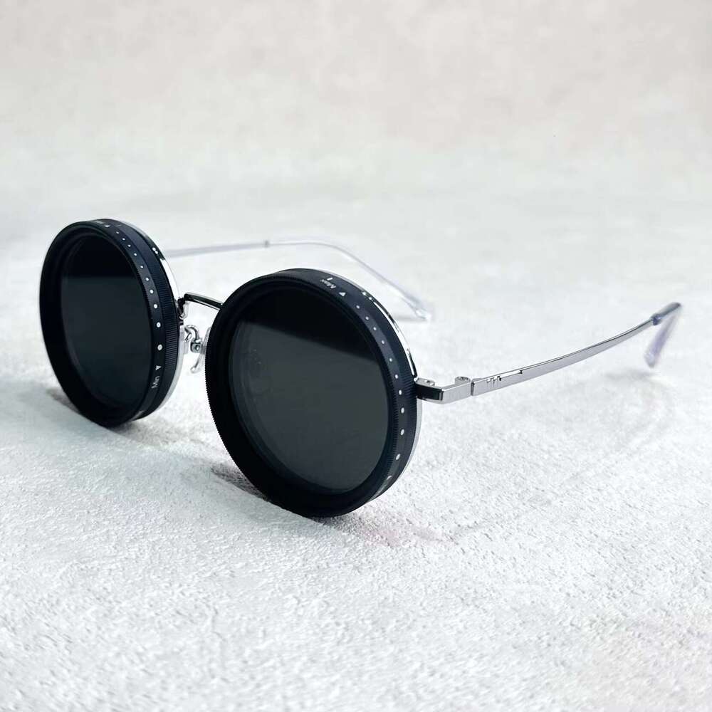 DHCollections Rounded Dimming Polarized Men ND Filter Adjustable Tint Sunglasses 2025