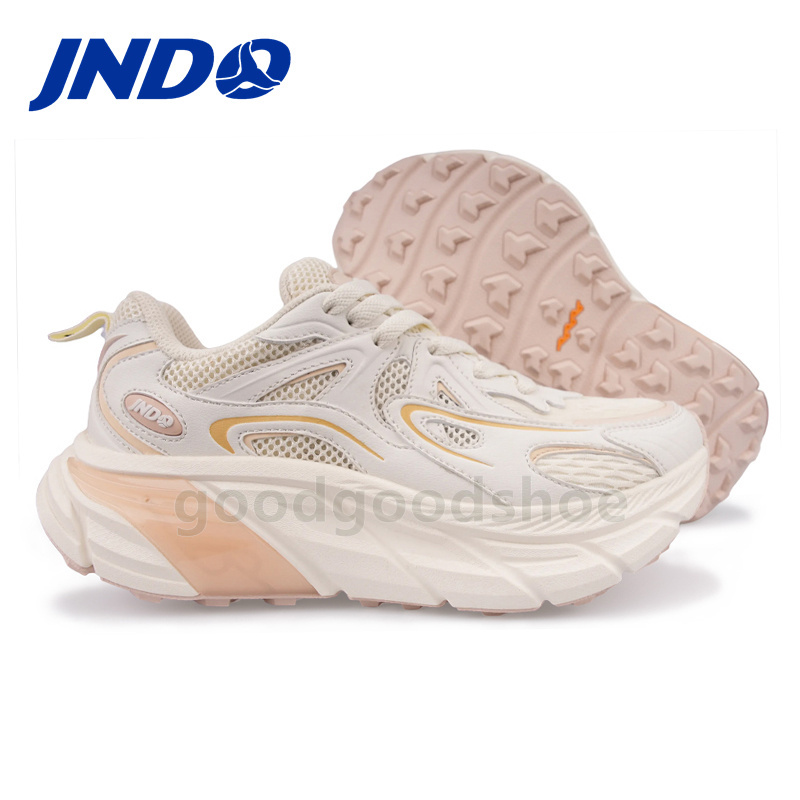 Free shipping JNDO Typhoon Mens Trainers Running Shoes Luxury Fashion Mesh Breathable Sneakers Comfortable Non-slip Outdoor Sports Soft Platform Mens 
