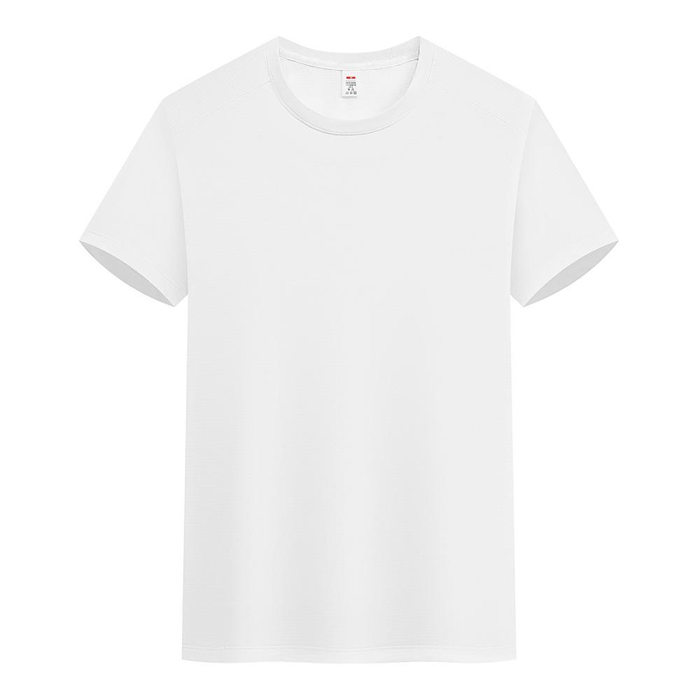 Custom Printed Lightweight Mens Sportswear Ice Thread Fabric & Round Collar Athletic Shirts