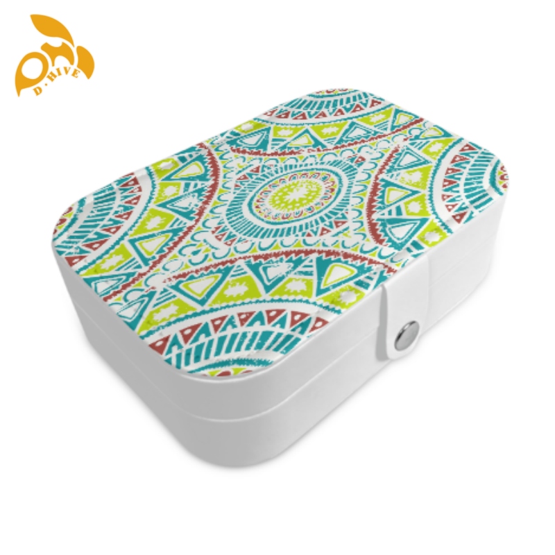 Free delivery. We offer free large-capacity white and black jewelry boxes custom-made by fashion designers in high-quality light beige
