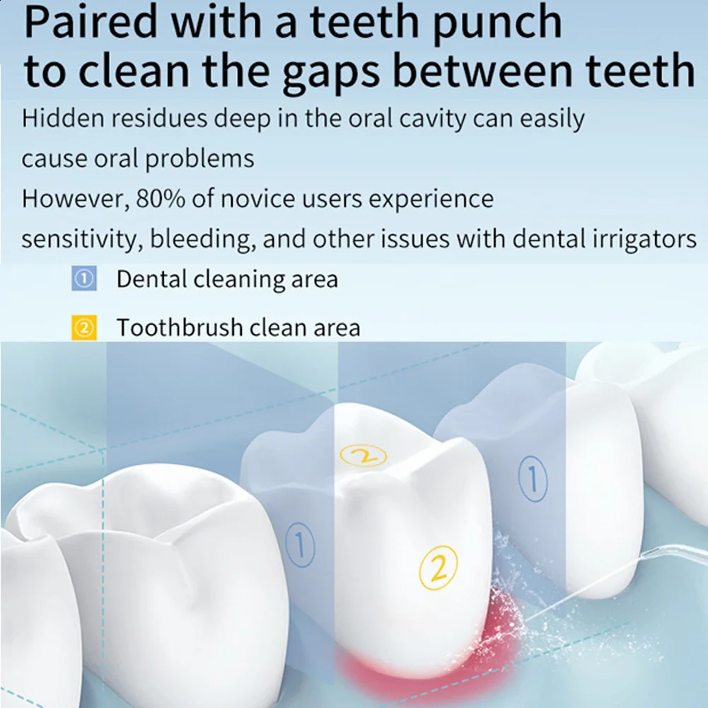 Oral Irrigator 3 Cleaning Modes Portable Rechargeable Waterproof IP65 Dental Water FlosserTeeth Whitening Jet Floss 200ML 250520
