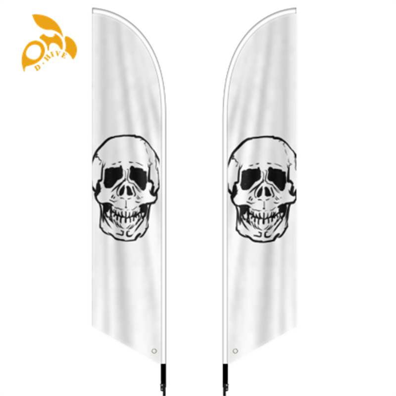 Free shipping 2025 customized Hand flag Home Decorations Festive Party Double layered beach flag and knife flag
