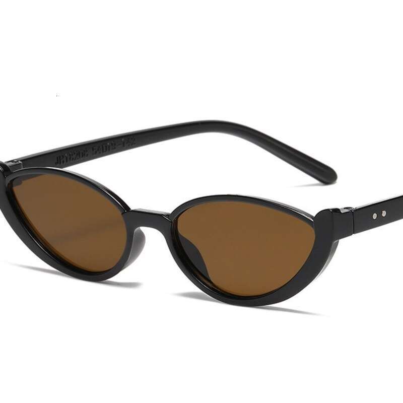 New Style Versatile Fashion Cat Eye Small Frame Women's Personalized Non mainstream Sunglasses Internet Celebrity Street Photography Y2K Glasses
