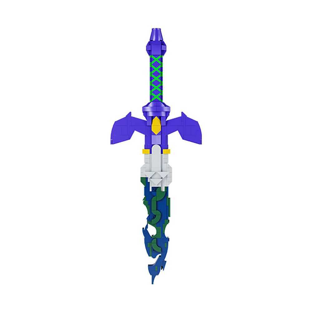 Free shipping Moc Breath Of Wild The Master Broken Sword Building Blocks Set For Game Zeldaed Hyrule Castle BOTW Arms Model Toy Kids Gift
