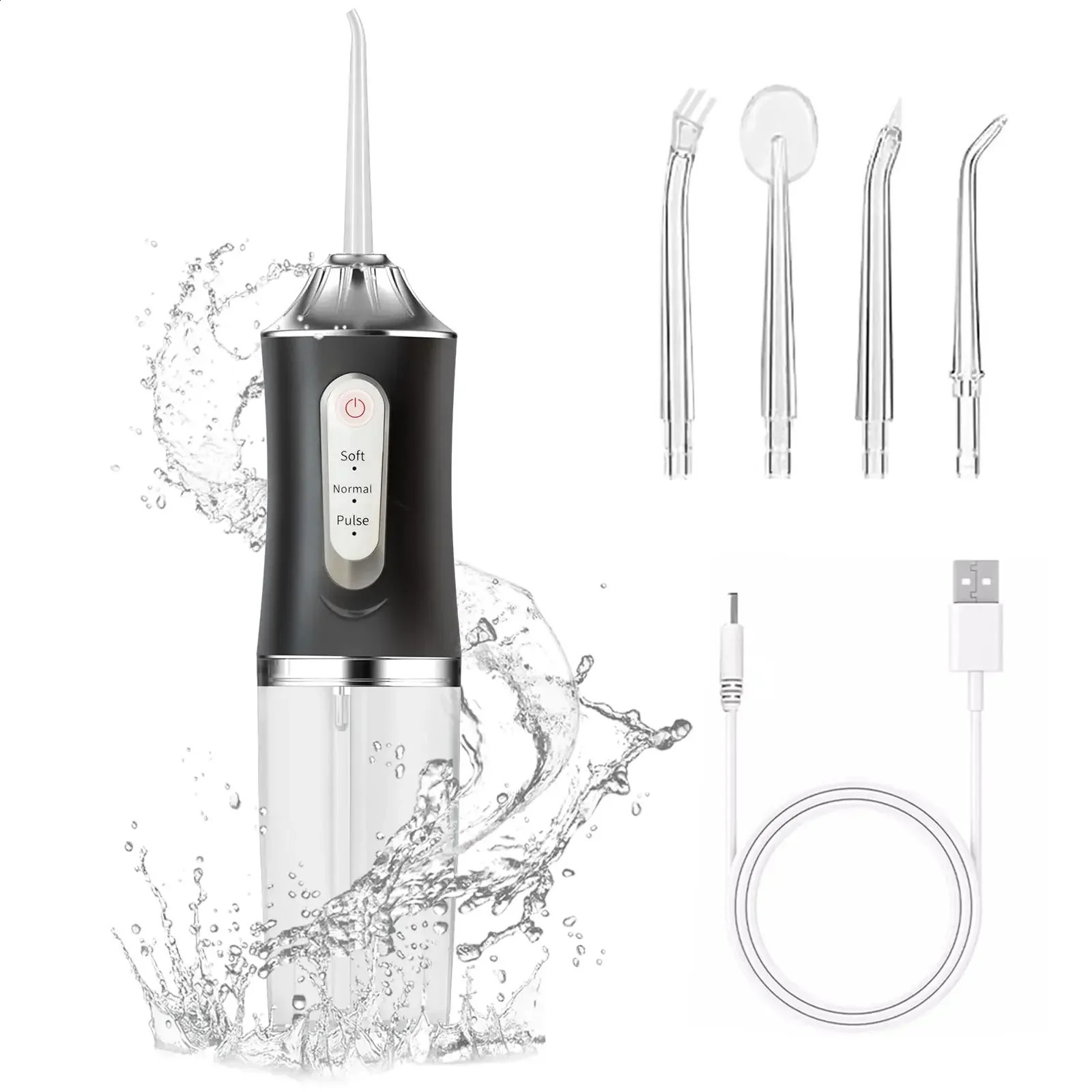 Dental Oral Irrigator Flosser Removal Cleaning Wireless Brush Ipx7 Store Water Floss Irigator Waterpick For Tooth Mouth Floss 250520