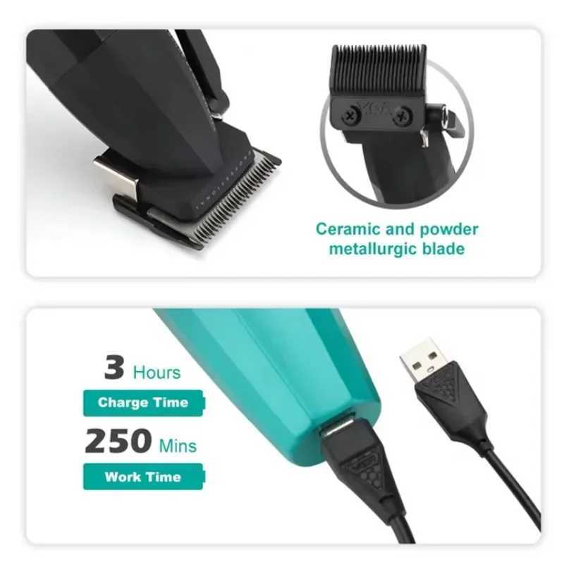 VGR Hair Trimmer Professional Barber Hair Cutting Machine Cordless Hair Clipper Haircut Barber Machine Trimer for Men V-003 z250521MZBT