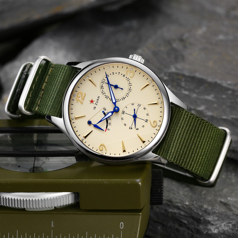 2025 New! Seagull 1963 40mm Men's Pilot Watch - ST1780 Mechanism, Sapphire, 50m Waterproof, Retro Design