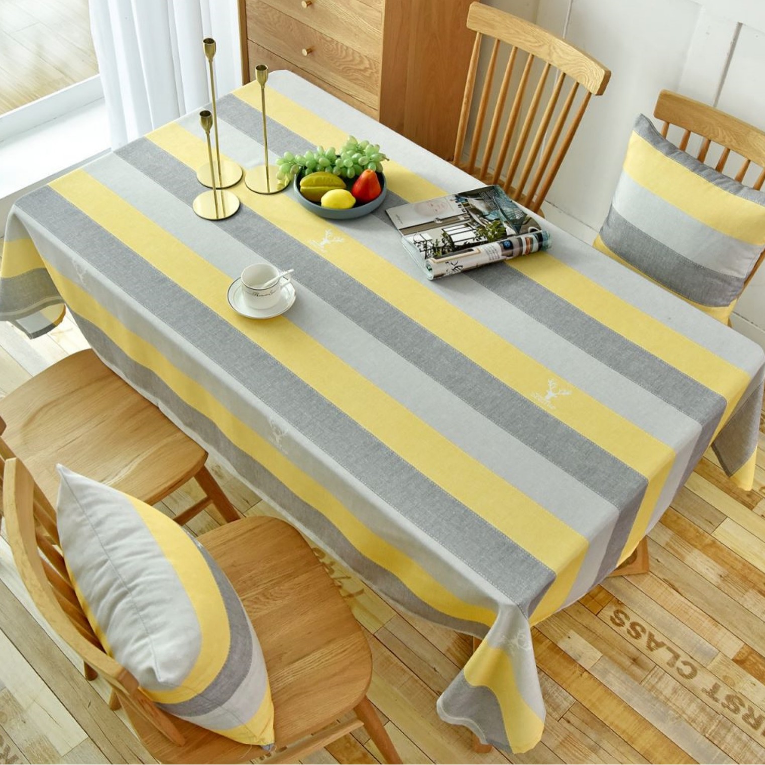 A683 TPU tablecloth Nordic ins style oil-proof and waterproof table cloth washable rectangular small fresh coffee table round table cloth