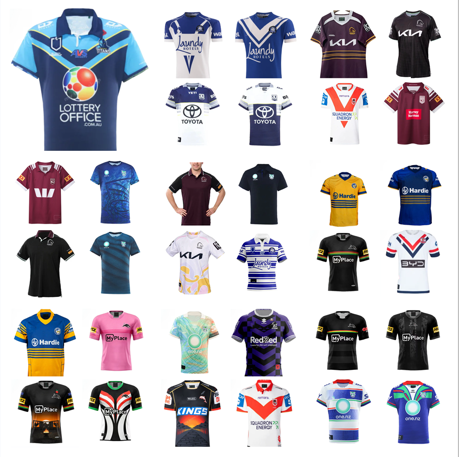 24 25 26 panthers Rugby Jerseys 2025 2026 Penrith Panthers Polo shorts Home Away Vest Training Men warrior cowboy Dog headed Football Shirts Kids kits S-5XL size