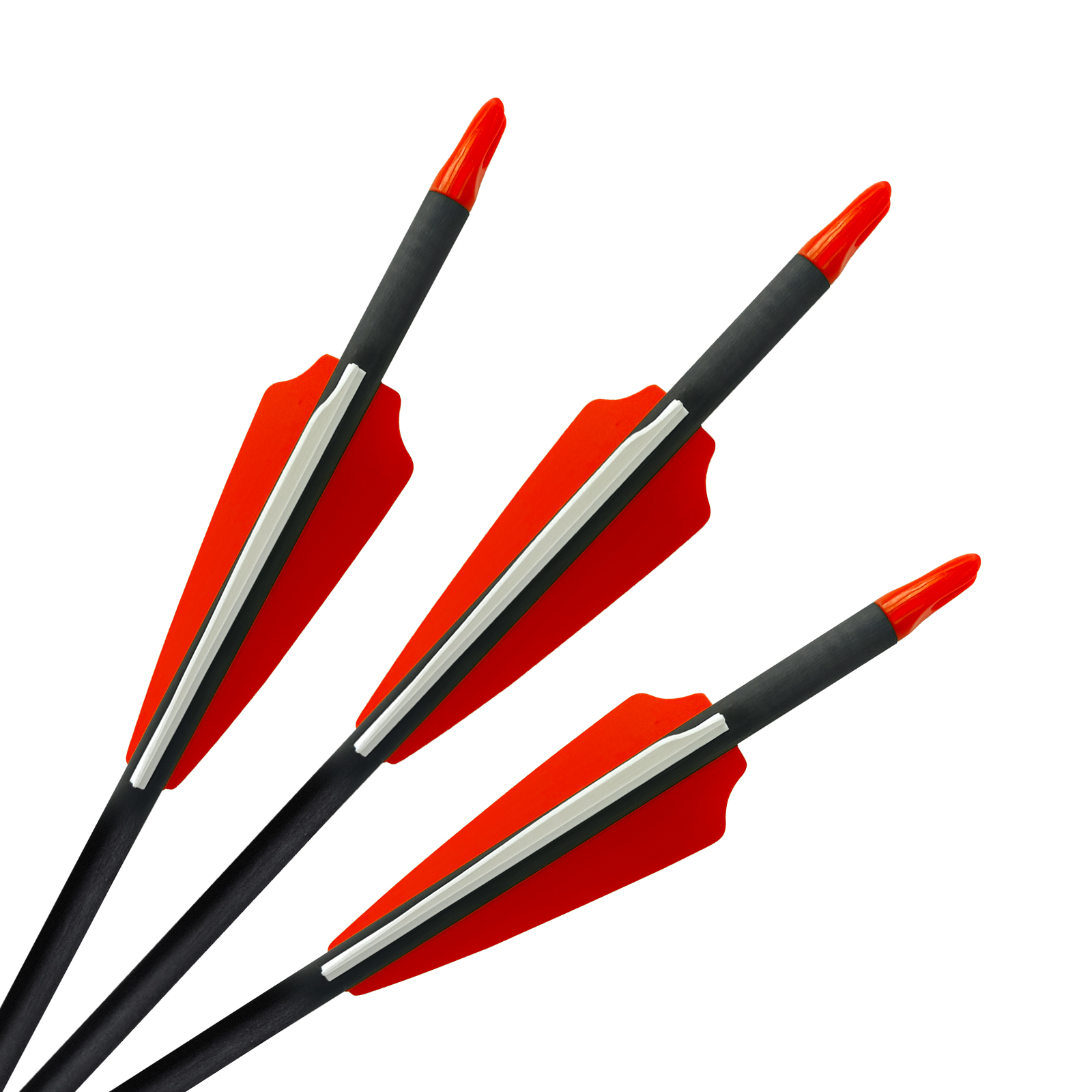Archery Arrows without Arrowheads 31inch Spine250-600 Targeting Arrows 6.2mm Carbon Hunting Arrows Practice Arrows for Recurve Bow & Compound Bow (Pac