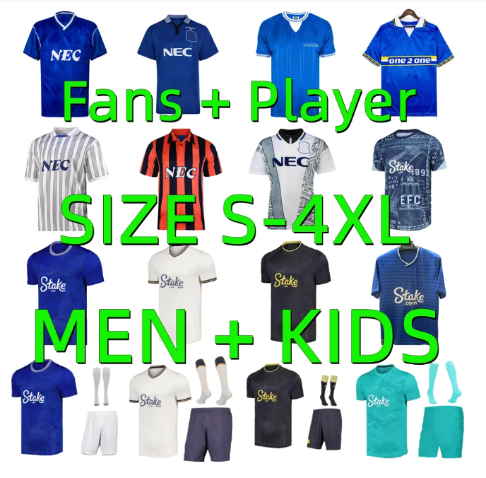 24 25 26 NDIAYE EFC McNEIL Soccer Jerseys 2025 2026 EVERTONES CALVERT-LEWIN PICKFORD DOUCOURE TARKOWSKI MYKOLENKO IROEGBUNAM Men kids Kit Football Shirt uniorms