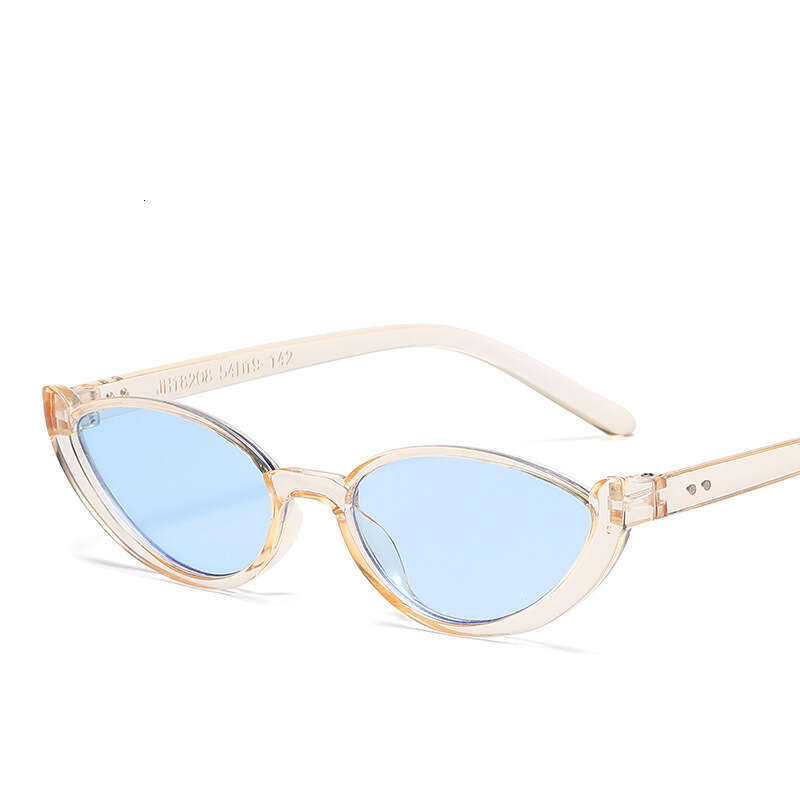 New Style Versatile Fashion Cat Eye Small Frame Women's Personalized Non mainstream Sunglasses Internet Celebrity Street Photography Y2K Glasses