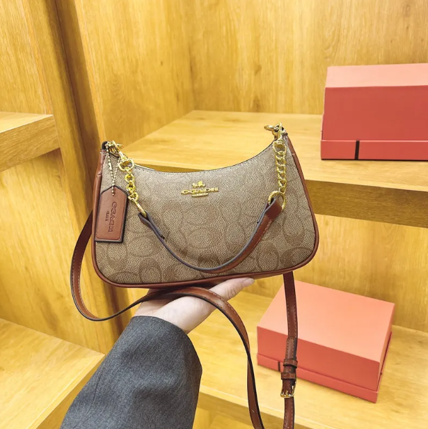 10A 2025 New Designer Bag Fashion Printed Chain Bag Underarm Bag Single shoulder crossbody bag High quality bags