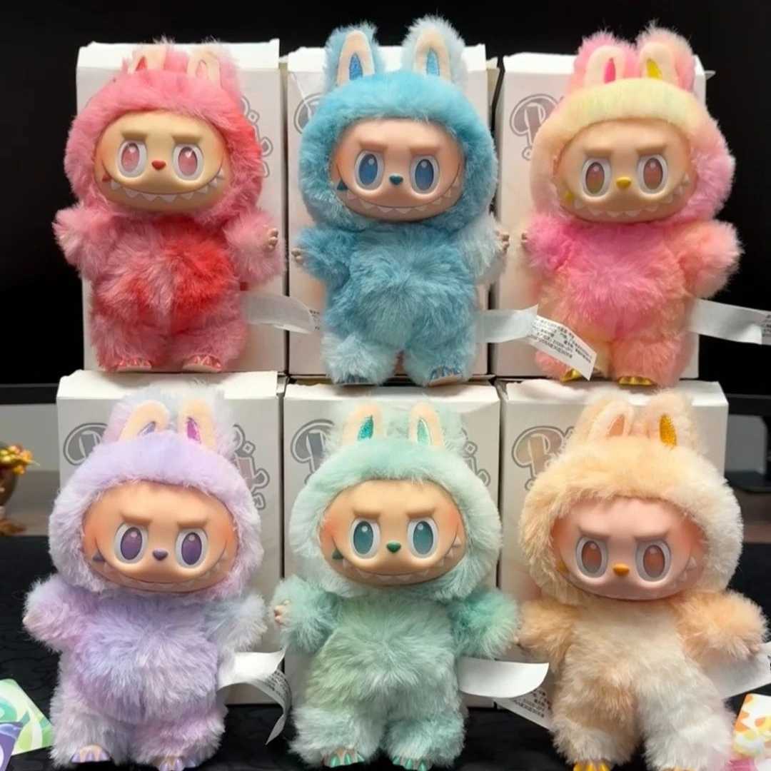 Genuine Labubu V3 Blind Box The Monsters Big Into Energy Series Macarons Labubu The Monsters Vinyl Plush Doll Surprise GiftT250521