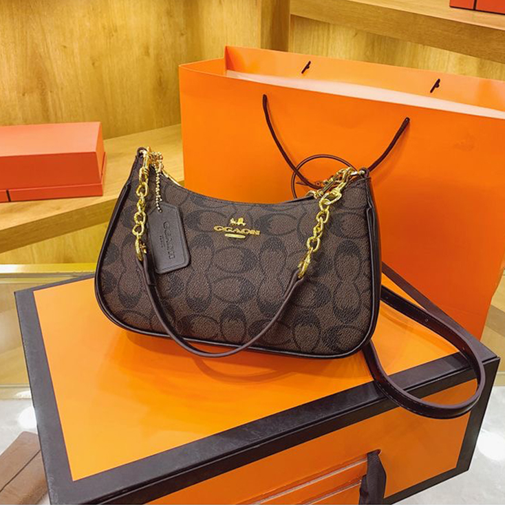 2025 New Designer Bag Luxury Leather Crossbody/Shoulder/Underarm Bag - Ladies Fashion Printed Chain Purse with Zipper