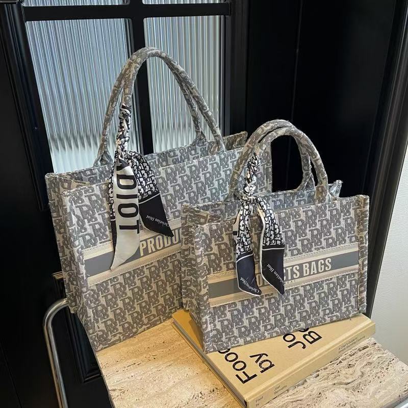 free shipping designer shoulder bags casual handbag Embroidery fashionable Tote bag for women 2025 new style pink grey 02