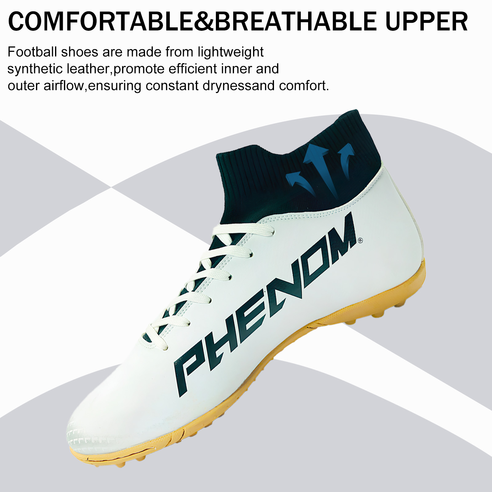 Premium Quality Outdoor Grass Footwear: Breathable & Non-slip Men's Football Trainers Available in Various Colors