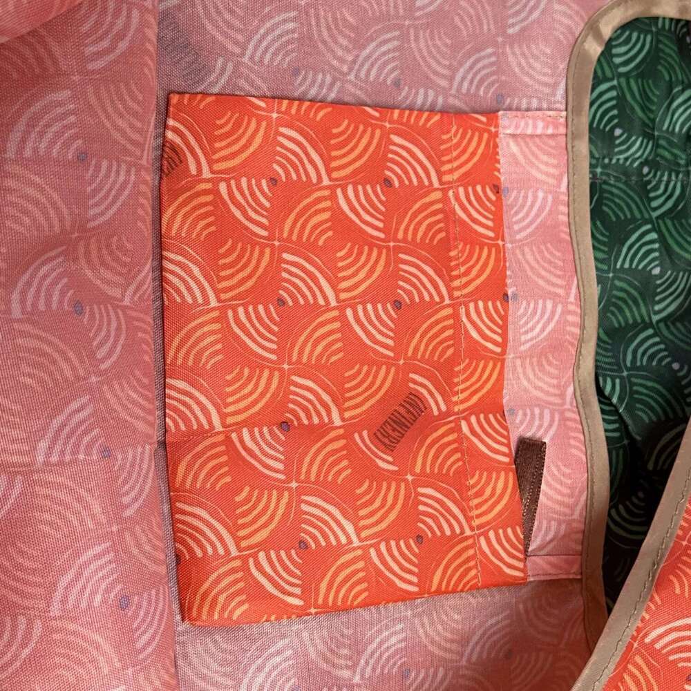 Large Capacity Shoulder Bag, Reusable Environmentally Friendly Lightweight Shopping With Printed Pattern, Outdoor Foldableable Satchel Camping Style T