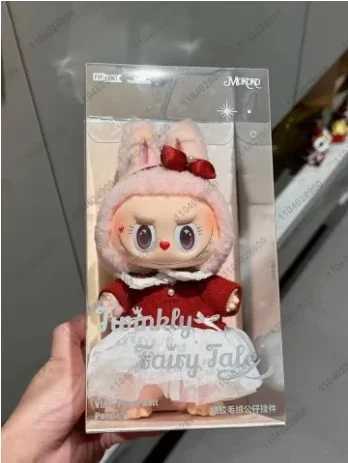 Free shipping Premium Quality Monster Labubu Angel Creative Figure Vinyl Pendant Doll Model Replica Toy Birthday GiftT