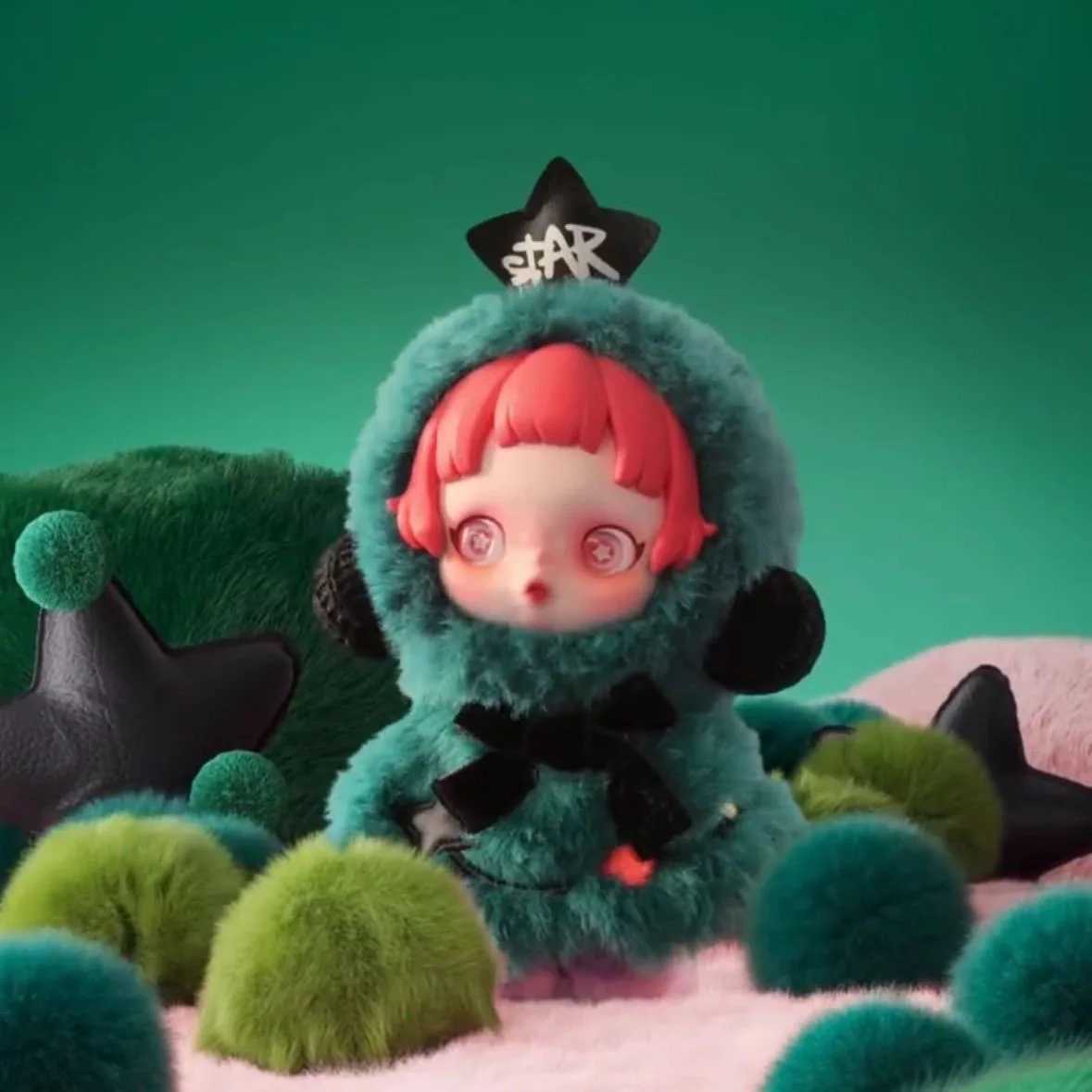 Skullpanda Winter Music Series Blind Box Pendant Plush Doll Mystery Box Toys Cute Action Figure Pendant Ornament Mystery Box ToyT250510