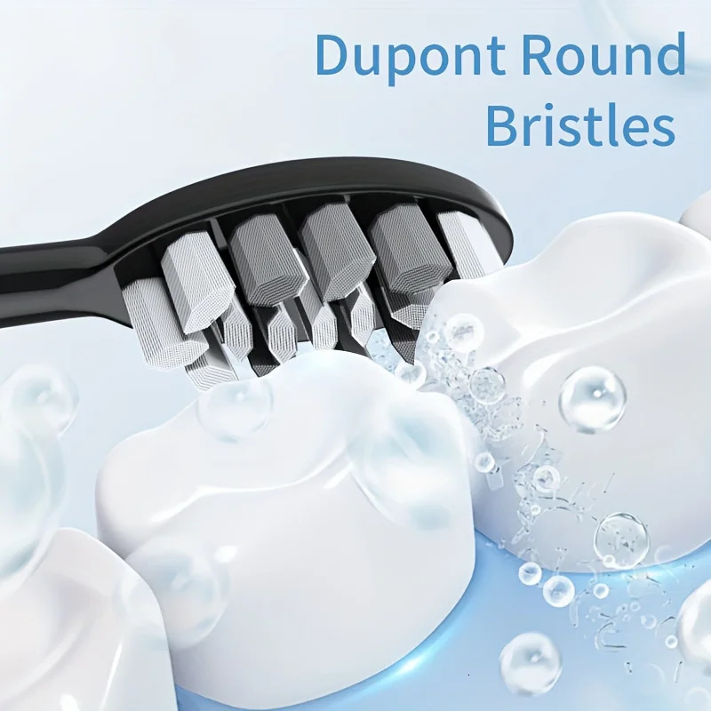 Electric Toothbrush Rotary Cleaning Teeth Brush Waterproof Electronic Tooth and Timer Rechargeable with 10 Head 250519